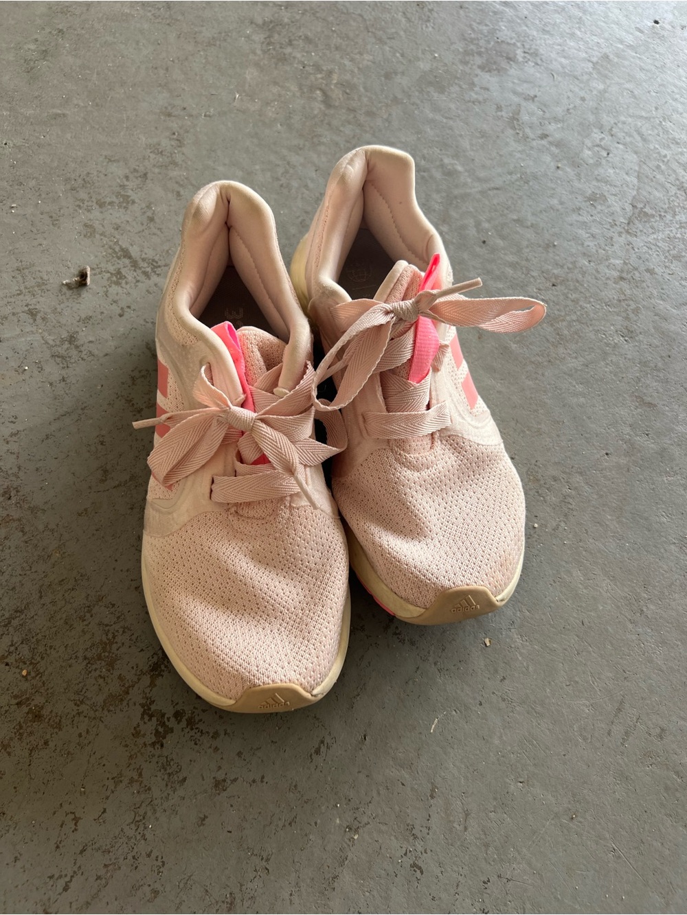 Women's Pink Lace-Up Athletic Sneakers